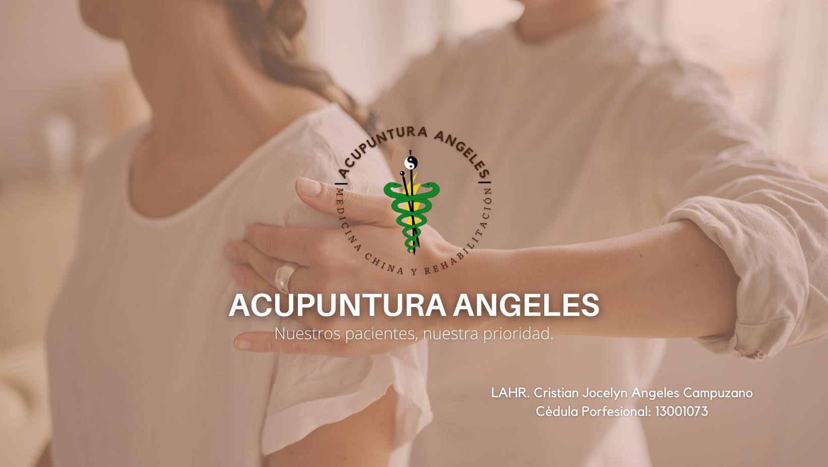 Sesión de acupuntura